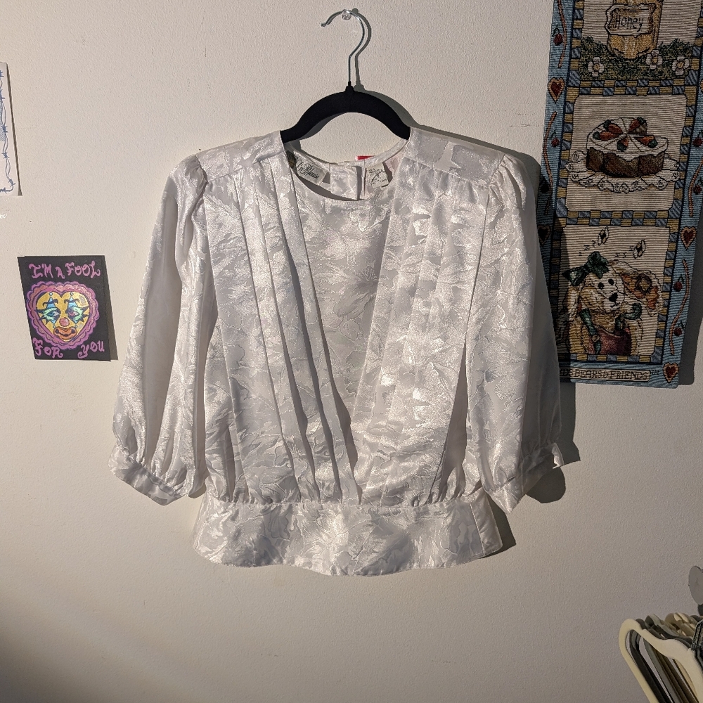 80's Secretary Blouse